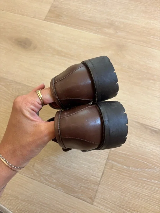 Gucci Brown Leather Horsebit Loafers - Picture 3 of 6